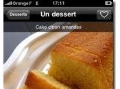 [News Apps] recettes dessert votre iphone