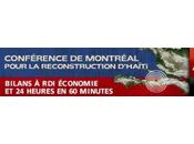 Conférence Montréal pour reconstruction d'Haïti