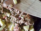 Mijoté viande hachée panais Minced meat parsnip simmer