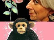 roses petit singe Christine Lagarde.