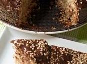 Gâteau moelleux sésame cacahuète