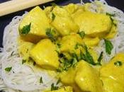 Poulet curry express nouilles Thaï