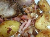 Jarret porc petites pommes terre primeur