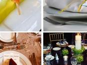 serviettes table: plige serveittes, idées décorations mise place table