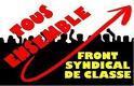 Pour généralisation luttes Déclaration Front Syndical Classe