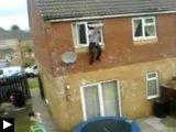 videos: saute fenêtre trampoline Dunk raté parkour soldat