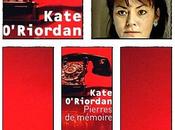 Pierres mémoire Kate O'Riordan