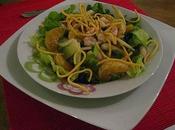 Salade thaï crevettes clémentines