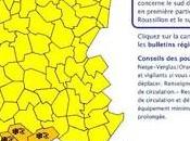 Alerte orange "neige verglas" Météo-France Corse dernier bulletin d'alerte 19h30