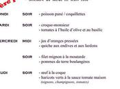 Menus semaine (1ère partie)