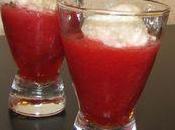 Iles flottantes fraises