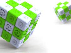 concept Rubik Cube version écolo