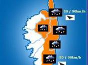 Alerte orange niveau local Dégradation fortement pluvieuse venteuse partir soir.