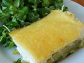 Gratin Concombres Béchamel.