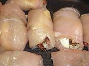 Escalopes poulet fourrées/roulées façon