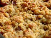 Crumble rhubarbe figues noix coco