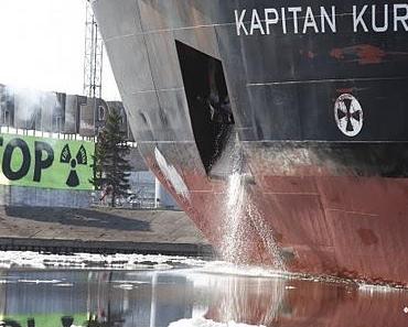 Areva s’apprête à arrêter son trafic de déchets nucléaires vers la Russie : Greenpeace a gagné !