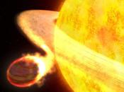 exoplanète dévorée étoile observée télescope Hubble