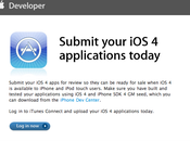 développeurs peuvent soumettre leurs applications iOS4