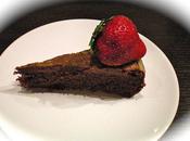 moelleux chocolat noir fraises