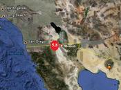 Juin 2010, séisme magnitude 5.8, épicentre faille Andréas, frappe Baja California, Mexique.