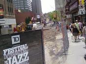 site festival Jazz, vrai chantier construction!