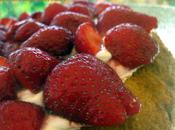 Gâteau muscat, mascarpone fraises