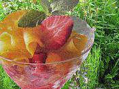 Salade mangue fraises