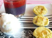desserts bluffants rapides crème myrtilles light, glace coco/citron vert tartelette coco/pavot