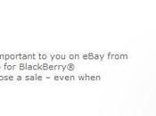 Ebay propose application pour votre Blackberry