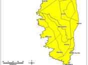 Carte risque incendie jour Niveau jaune Corse