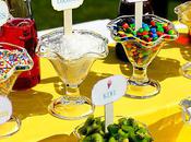 Organiser Buffet friandises, bonbons boissons avec minis affiches (II)