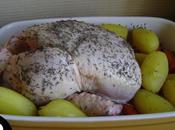 Poulet thym pommes terre