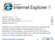 Internet Explorer Bêta images volées