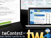 Outils Twitter twContest, organisateur Concours