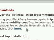 Installer nouvelles applications Blackberry