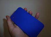 Test iPhone Housse silicone bleue pour AccessoiresPouriPhone.com