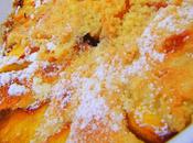 Clafoutis nectarines streussel