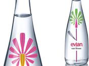 graphisme bouteilles d’Evian, vrai branding.