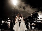 Wedding-Debriefing. Pont Arts, Paris.