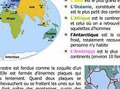 terre continents cinq)