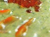 Velouté persil plat oeufs saumon