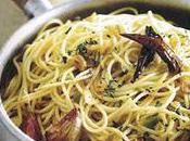 Spaghettis aglio, olio peperoncino