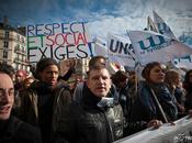 Manifestation contre reforme retraites octobre, Paris.