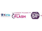 Info éclair pour vente flash Kiria weekend