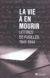 lettres condamnés mort