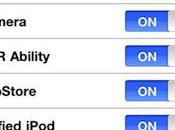MyOS Personnaliser activant/désactivant fonctions