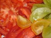 Salade tomates multicolores