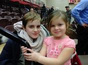 Emma Watson avec pendant match basketball