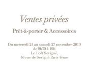 Vente privée Maje mercredi samedi novembre, 9h30...